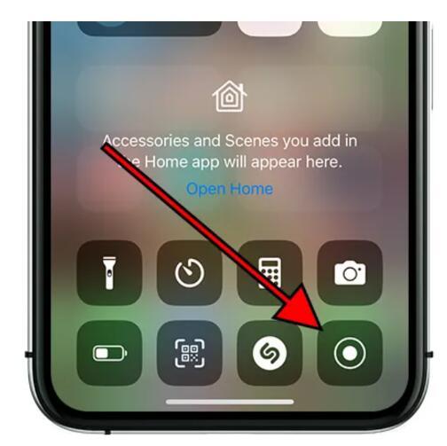 Screen Record on iPhone XR - Step 3